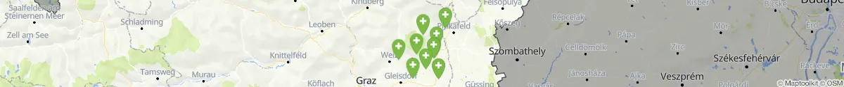 Map view for Pharmacies emergency services nearby Hartberg (Hartberg-Fürstenfeld, Steiermark)